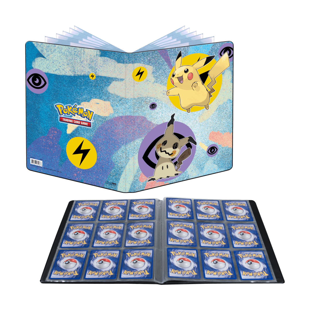 Album Ultra Pro 9 Tasche Pokemon Pikachu e Mimikyu - nothangbutbands.com