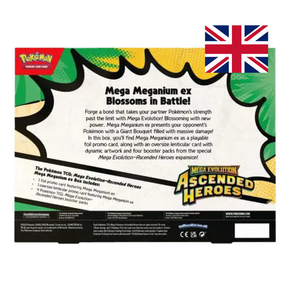 Megaevoluzione: Ascesa Eroica – Collezione Mega Meganium ex – Pokémon TCG (ENG) – vista 2