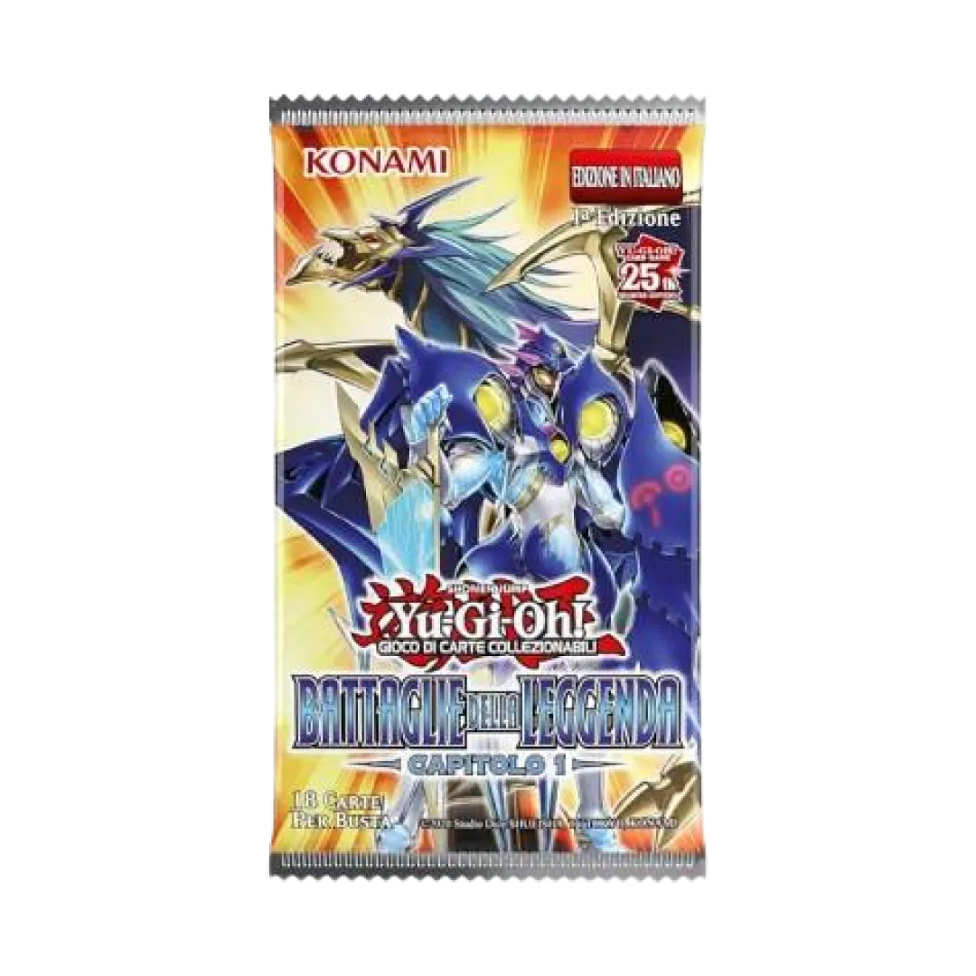 Bustina da 18 Carte Yu-Gi-Oh! - Battaglie della Leggenda Capitolo 1 - nothangbutbands.com