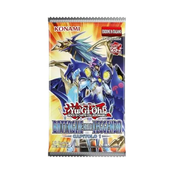 Bustina da 18 Carte Yu-Gi-Oh! - Battaglie della Leggenda Capitolo 1 - nothangbutbands.com
