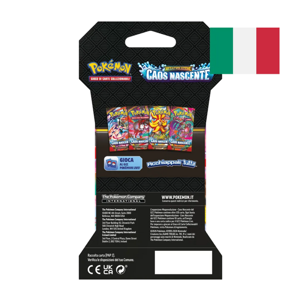 Megaevoluzione: Caos Nascente - Bustina in Paper Sleeve - Pokémon TCG (ITA)