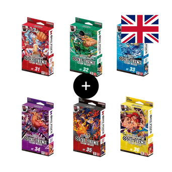 Bundle 6 Starter Deck ST-31/36 One Piece Card Game ENG