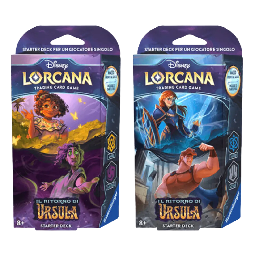 Bundle Starter Decks - Il Ritorno di Ursula – Lorcana TCG Disney (ITA)