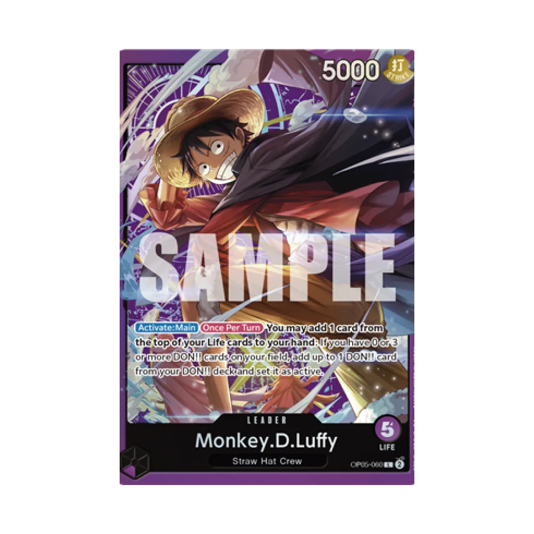 Carta di Monkey D. Luffy Promozionale di One Piece Card Game