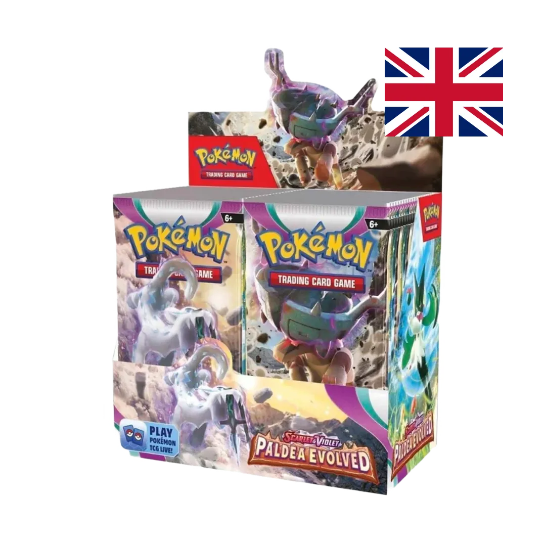 Pokemon TCG Scarlet Violet Paldea Evolved Booster Display Box 36 bustine sigillato