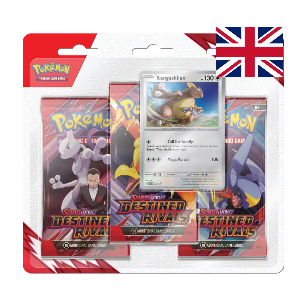 Scarlet & Violet - Destined Rivals - 3-Pack Blister Bundle (ENG) - Pokémon | Otakura
