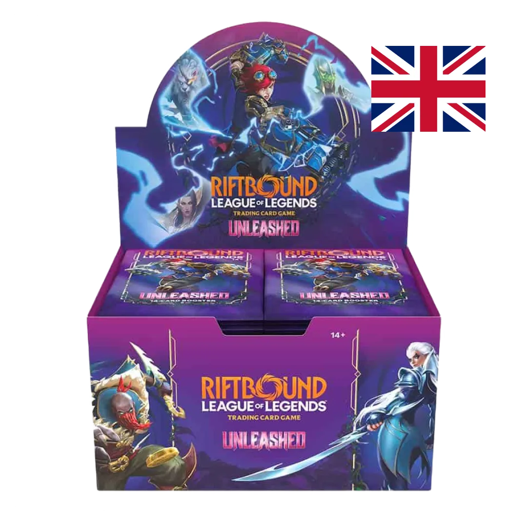 Booster Display Unleashed in lingua inglese con artwork di Vi