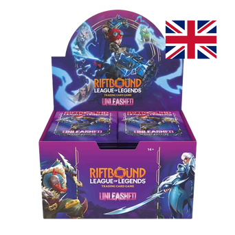 Booster Display Unleashed in lingua inglese con artwork di Vi