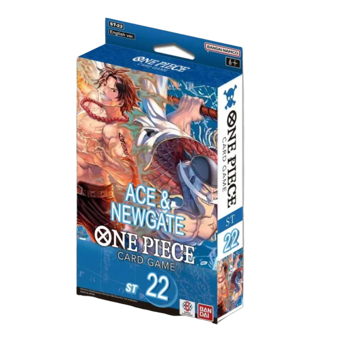 Starter Deck ST22 Ace & Newgate One Piece Card Game in inglese – mazzo precostruito