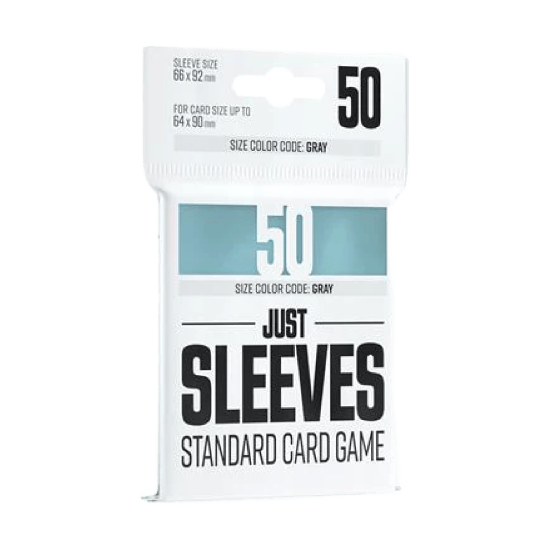50 Bustine Standard Just Sleeves di Gamegenic per le tue crte Pokémon One Piece Card game e Magic The Gathering