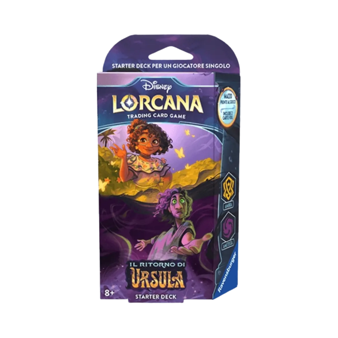 Starter Deck Ambra/Ametista - Il Ritorno di Ursula – Lorcana TCG Disney (ITA)