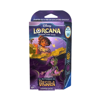 Starter Deck Ambra/Ametista - Il Ritorno di Ursula – Lorcana TCG Disney (ITA)