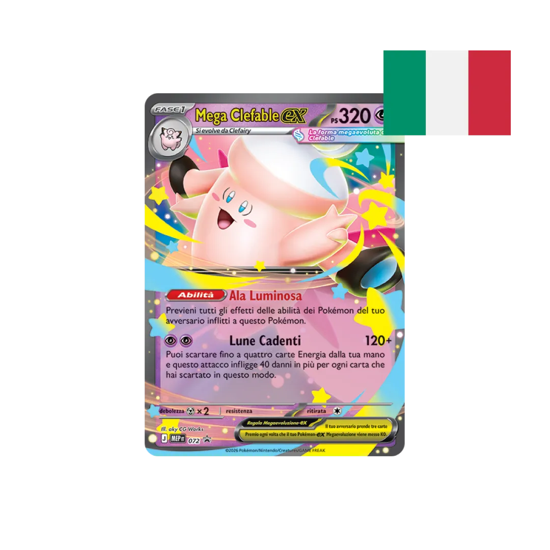 Carta di Mega Clefable-ex
