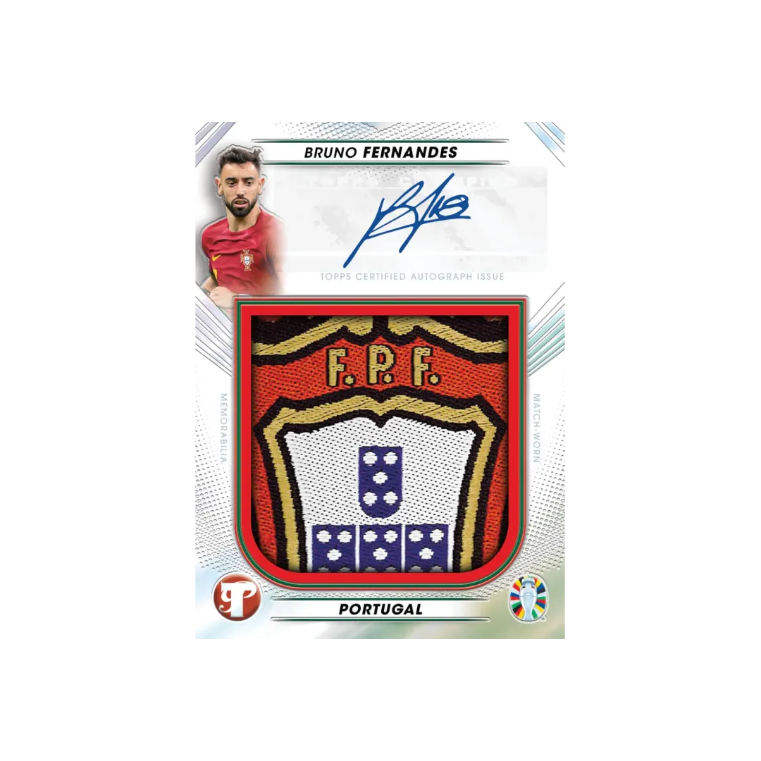Carta di Bruno Fernandes - Topps Pristine