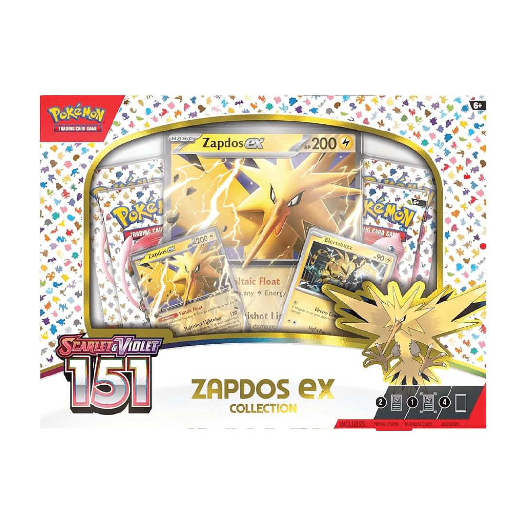 Pokemon 151 Zapdos-ex Collection (ENG) - nothangbutbands.com