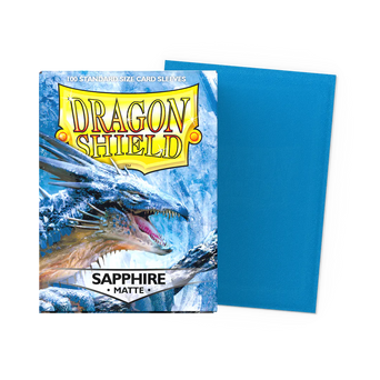 Standard Matte Sapphire (100 Bustine) Dragon Shield - nothangbutbands.com