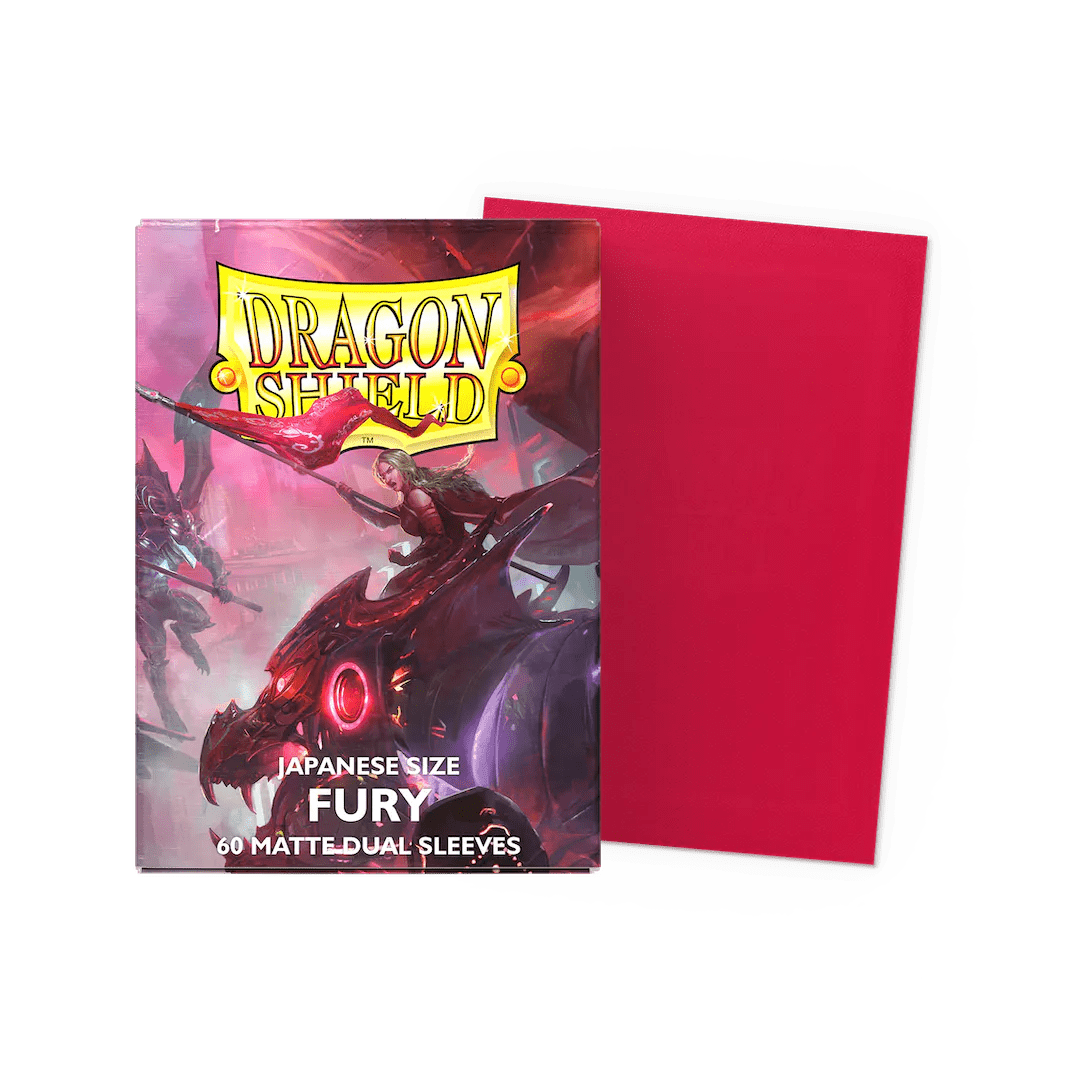 Small Japanese Dual Matte Fury (60 Bustine) Dragon Shield - nothangbutbands.com