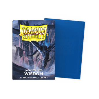 Small Japanese Matte Dual Wisdom (60 Bustine) Dragon Shield - nothangbutbands.com