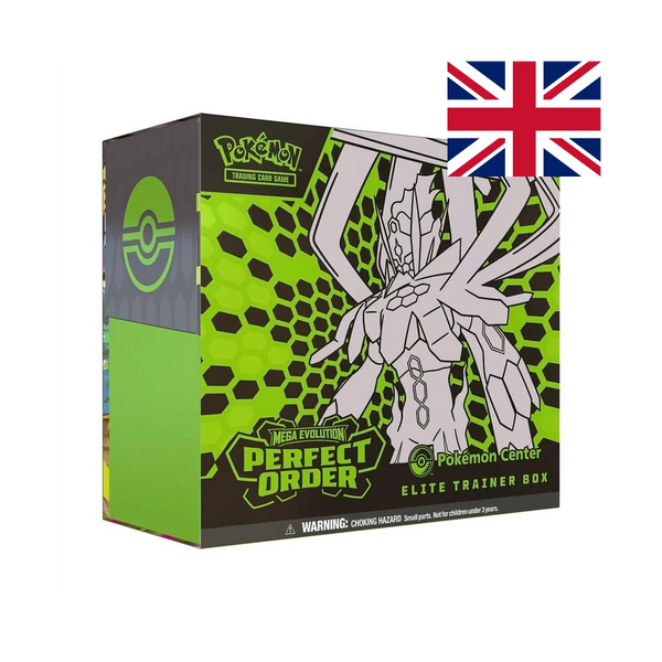 Pokemon Perfect Order ME03 – Elite Trainer Box vista frontale – Pokémon (ENG)