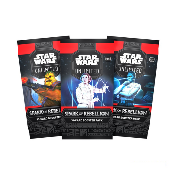Star Wars: Unlimited Spark of Rebellion - Bustina da 16 Carte (ENG) - nothangbutbands.com