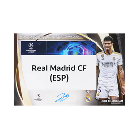 Carta Collezionabile di Jude Bellingham della Uefa Club Competition Flagship per Topps