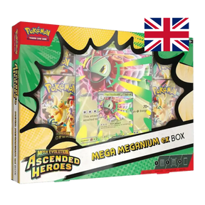 Megaevoluzione: Ascesa Eroica – Collezione Mega Meganium ex – Pokémon TCG (ENG)