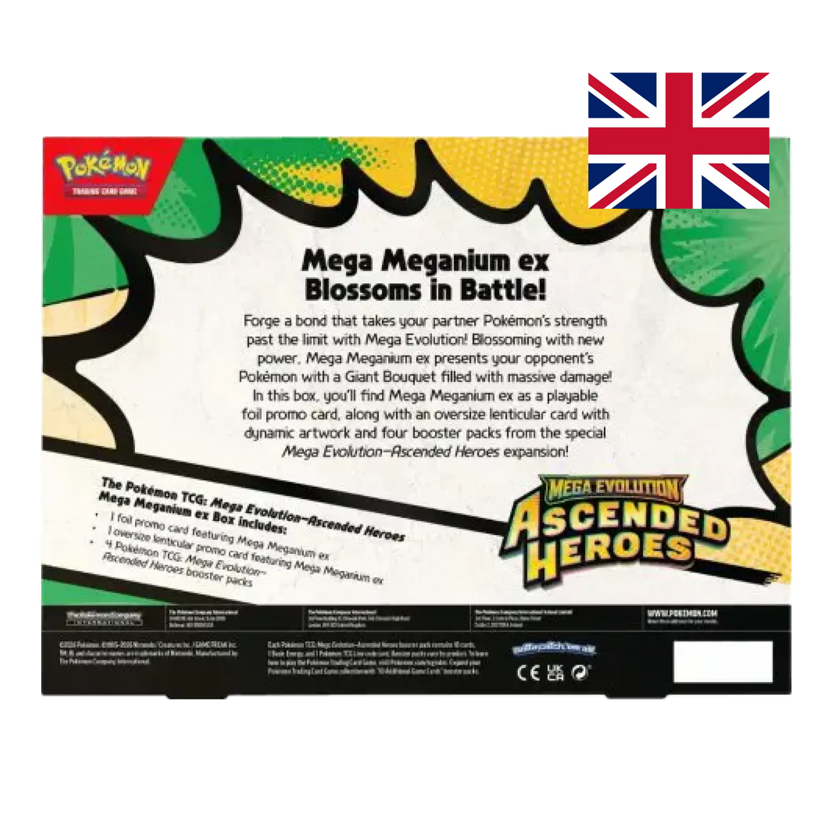 Megaevoluzione: Ascesa Eroica – Collezione Mega Meganium ex – Pokémon TCG (ENG) – vista 2