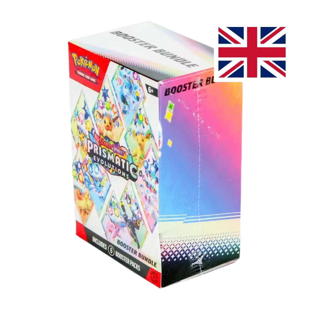 Different angle of Prismatic Evolution Bindle with illustration of Eevee