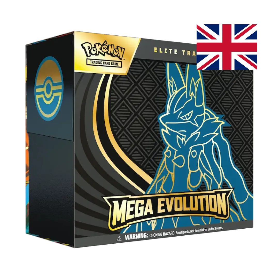 Pokémon Mega Evolution Elite Trainer Box featuring Lucario