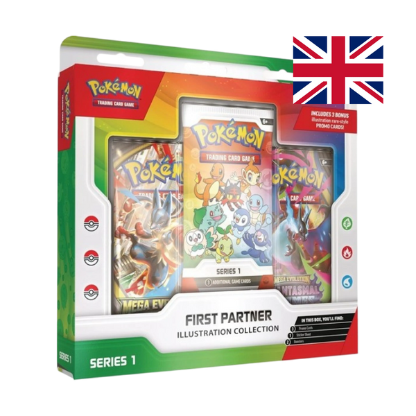 Collezione Illustrazione Primi Compagni d'Avventura Serie 1 Pokémon TCG ENG - Box