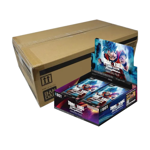 Awakened Pulse Case FB01 da 12 Box di Awakened Pulse Fusion World Dragon Ball Super Card Game
