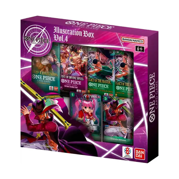 One Piece Card Game Illustration Box Vol.4 IB04 con Dracule Mihawk e Perona Alt-Art