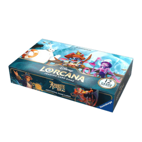Confezione chiusa del Disney Lorcana Azurite Sea Display Booster Box con 12 carte per bustina (ENG)