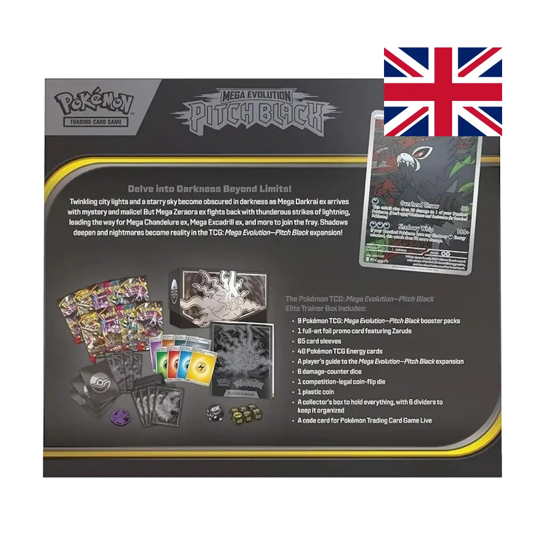 Mega Evolution: Pitch Black - Elite Trainer Box - Pokémon TCG (ENG)