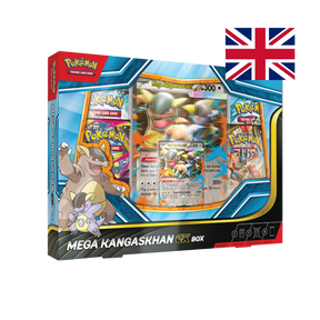 Mega Kangaskhan-ex Box Pokémon TCG con carta promo foil e versione lenticolare jumbo