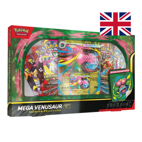 Mega Venusaur-ex Premium Collection Pokémon TCG con 8 buste booster e carta promo