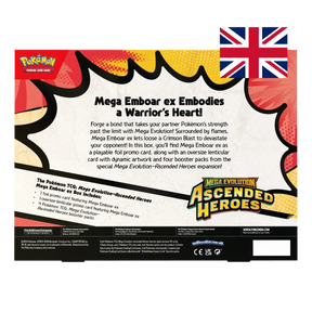 Megaevoluzione: Ascesa Eroica – Collezione Mega Emboar ex – Pokémon TCG (ENG) – vista 2