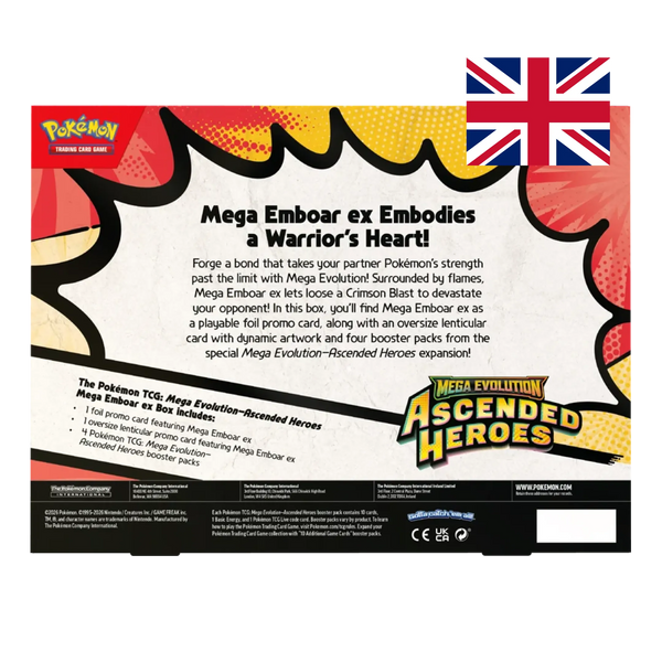 Megaevoluzione: Ascesa Eroica – Collezione Mega Emboar ex – Pokémon TCG (ENG) – vista 2