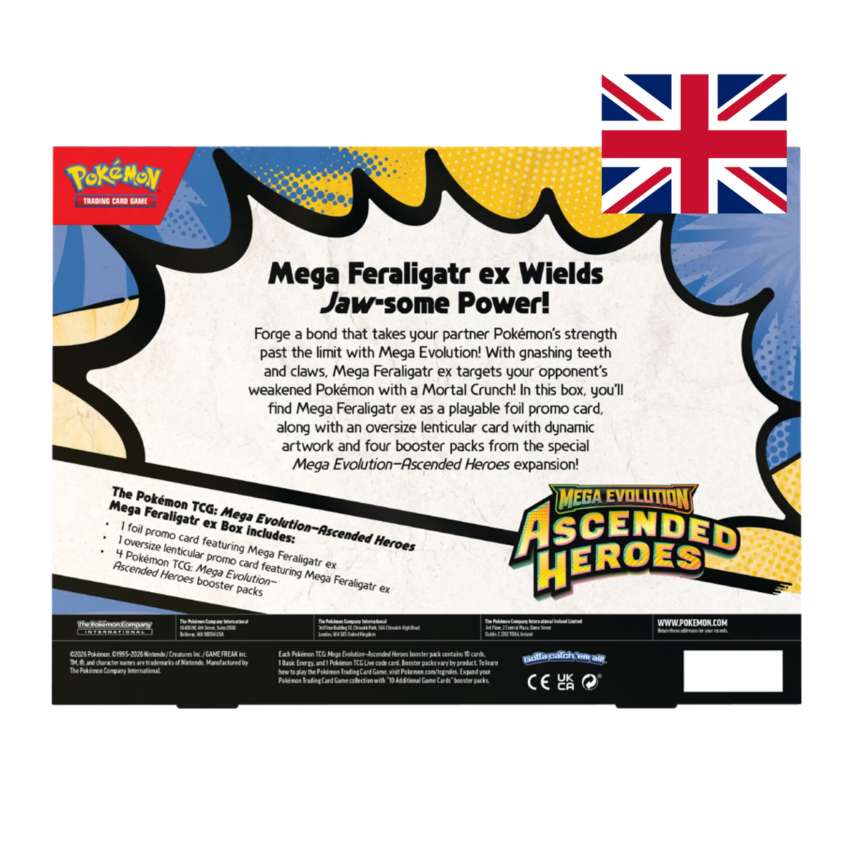 Megaevoluzione: Ascesa Eroica – Collezione Mega Feraligatr ex – Pokémon TCG (ENG) – vista 2