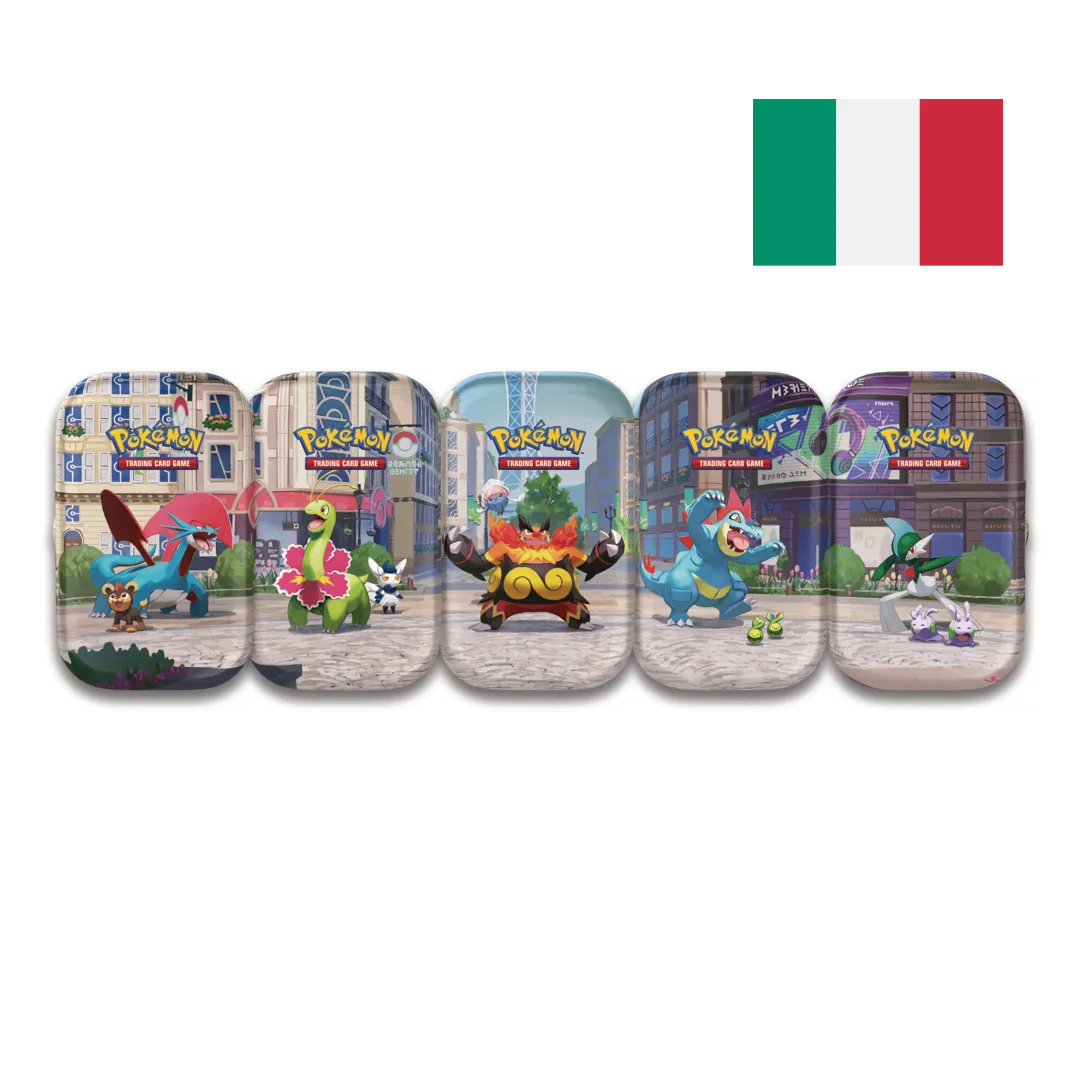 Megaevoluzione: Luminopoli - Set 5 Mini Tin - Pokémon TCG (ITA)