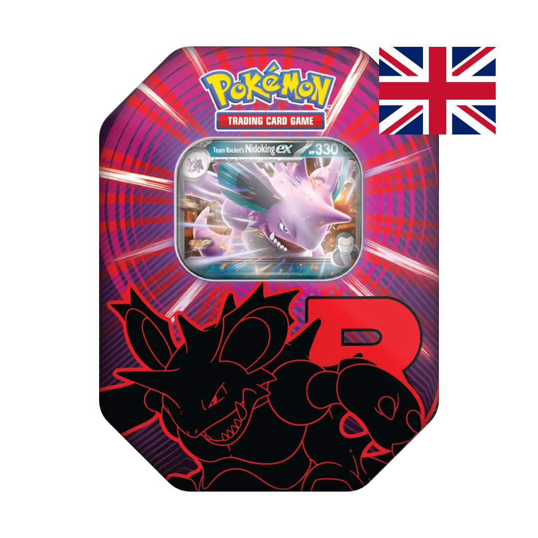 Bundle Tin Team Rocket - Mewtwo-ex, Nidoking-ex, Persian-ex (ENG) - Pokémon | Otakura