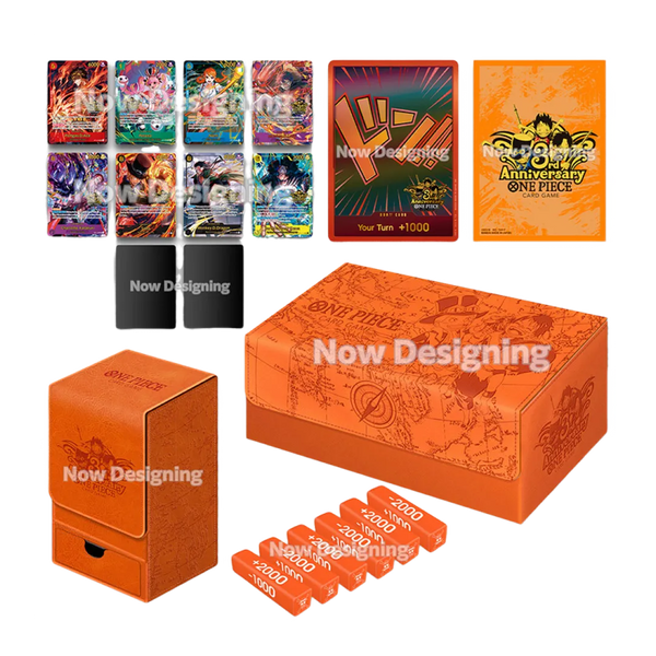 One Piece Card Game Japanese 3rd Anniversary complete set leather case storage box cards