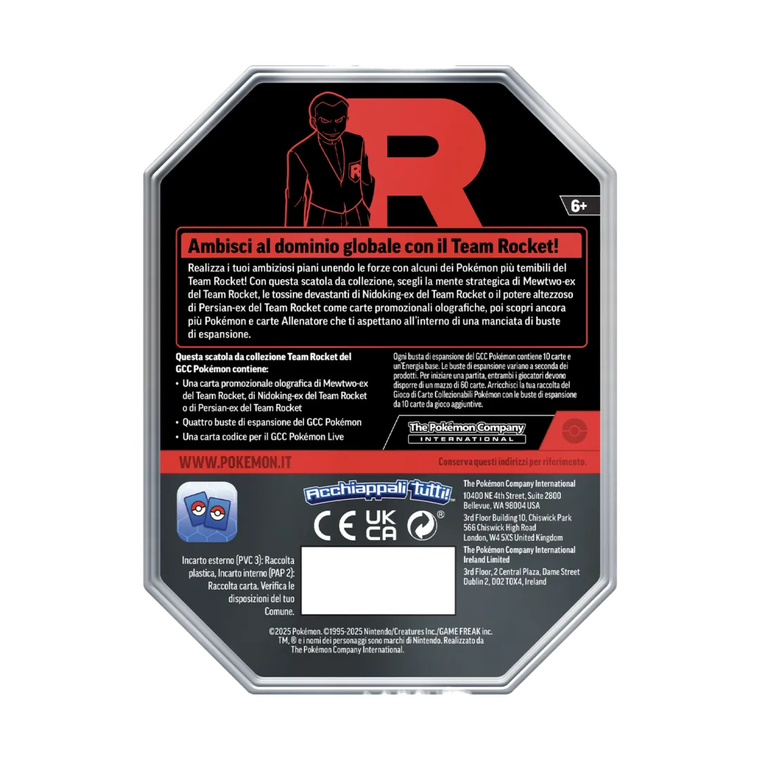 Persian-ex - Tin da Collezione Team Rocket (ITA) - Pokémon | Otakura