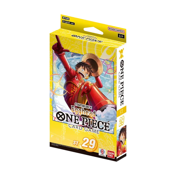 Starter Deck Egghead ST-29 One Piece Card Game con mazzo pronto, carte esclusive e leader Vegapunk