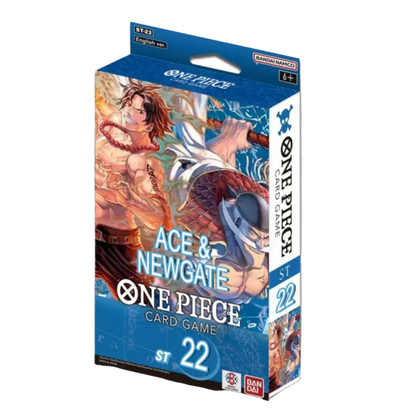 Starter Deck ST22 Ace & Newgate One Piece Card Game in inglese – mazzo precostruito