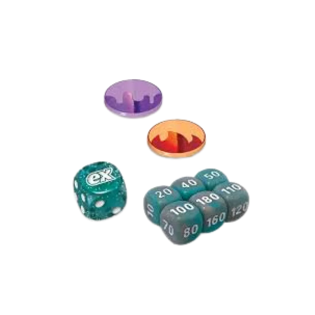 Set di Dadi e accessori Pokémon di Scarlatto e Violetto Crepuscolo Mascherato