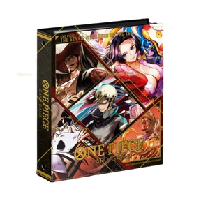 Raccoglitore One Piece Card Game Seven Warlords of the Sea edizione premium con artwork dorato