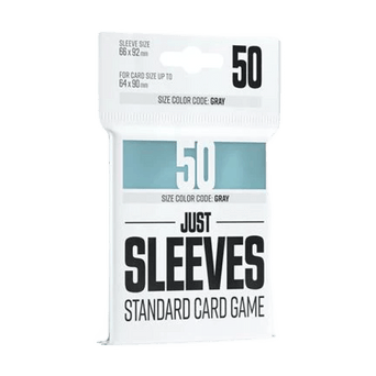 50 Bustine Standard Just Sleeves di Gamegenic per le tue crte Pokémon One Piece Card game e Magic The Gathering