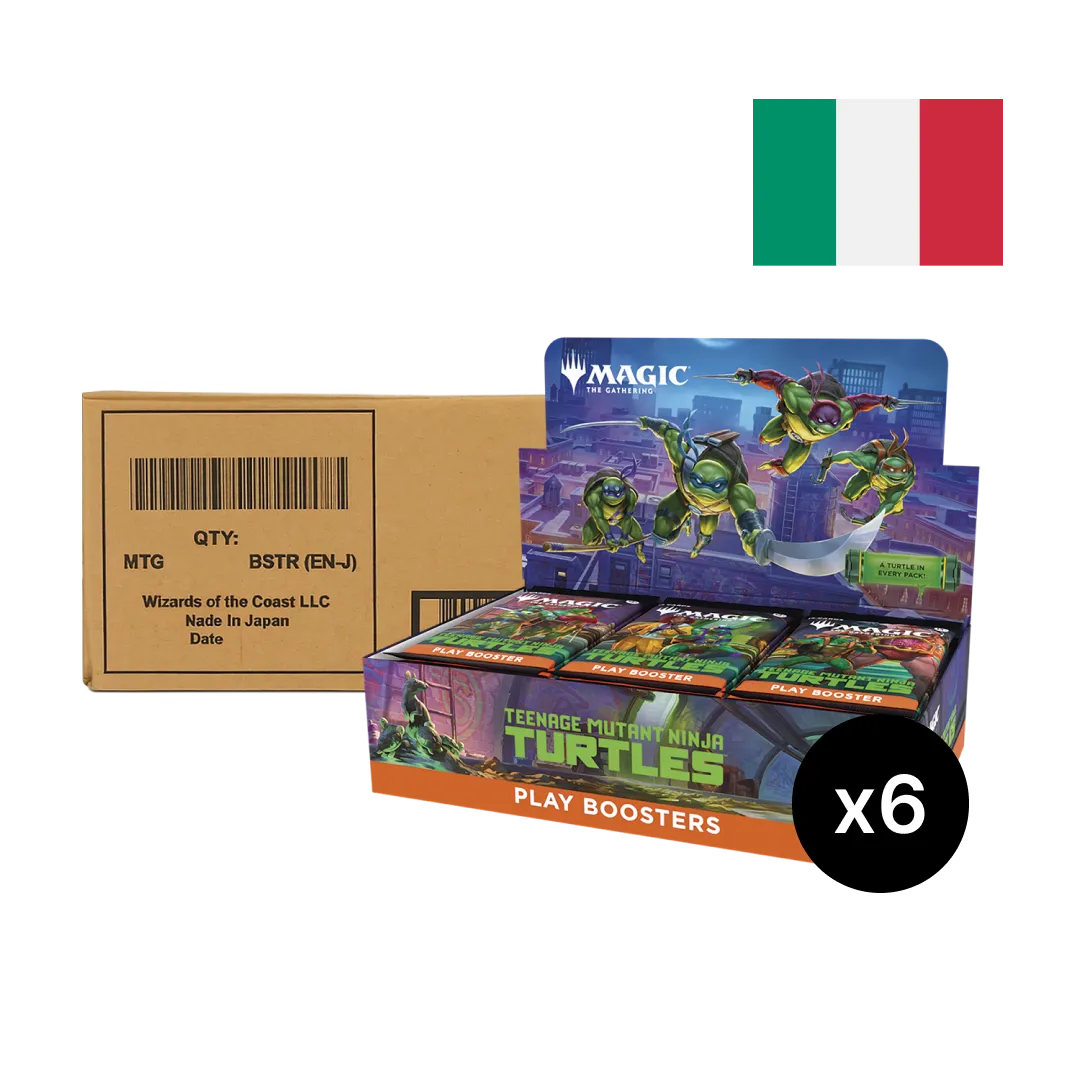 Teenage Mutant Ninja Turtles - Case da 6 Play Booster Box (ITA)