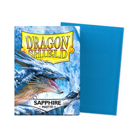 Standard Matte Sapphire (100 Bustine) Dragon Shield - nothangbutbands.com